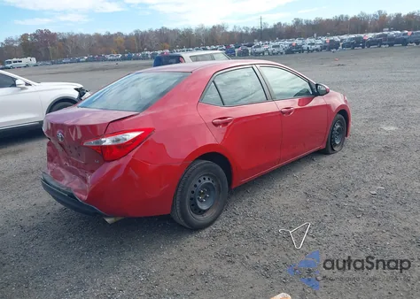 2016 Toyota Corolla Le z USA, uszkodzony, nr VIN 2T1BURHE5GC719021